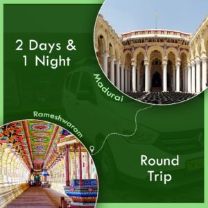 Madurai to Rameshwaram Taxi - 2 Days and 1 Night trip